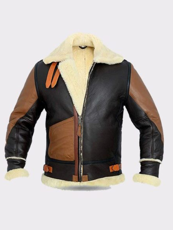 leather aviator jacket