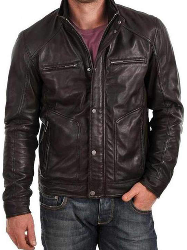 Mens Bouncer Biz Buttoned Jacket