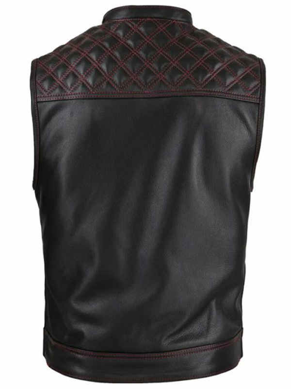 Black Quilted Vest