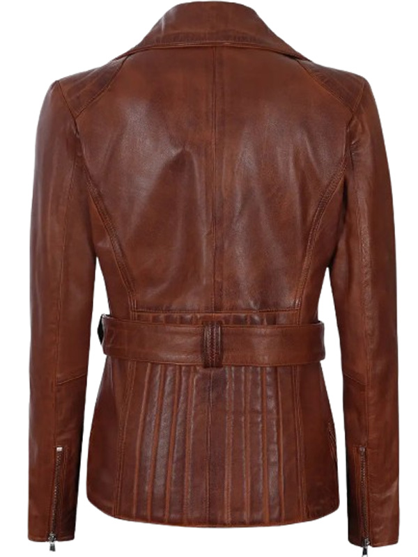 Cognac Leather Jacket