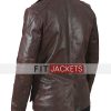 Mens Asymmetrical Leather Jacket