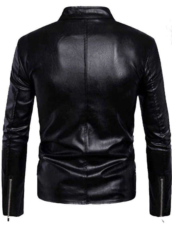 classic leather motorcycle jacket