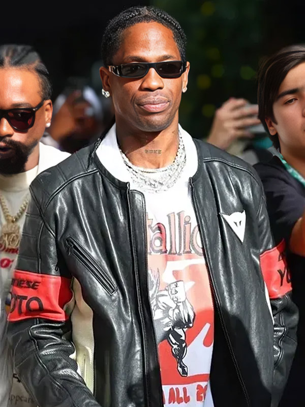 Miami Grand Prix Travis Scott Leather Jacket