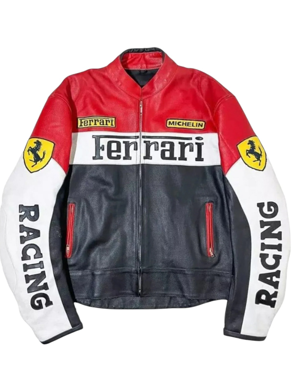 Men Vintage Ferrari Racing Jacket