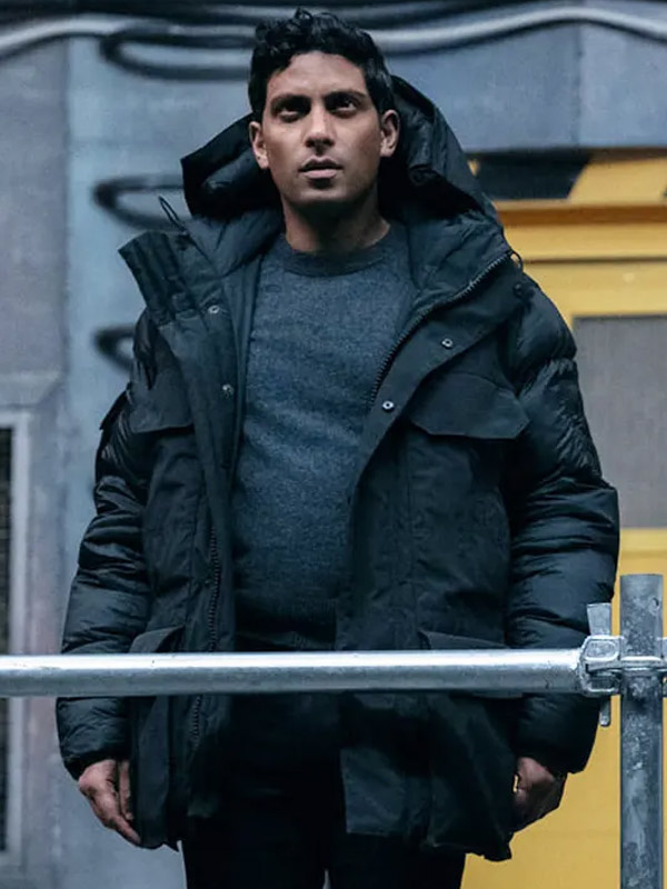 Invasion 2025 Nikhil Kapur Blue Hooded Jacket