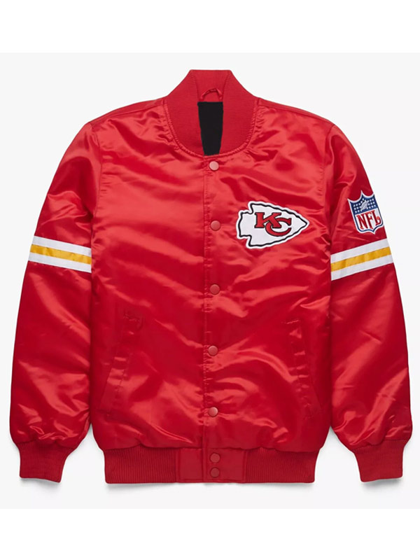 Kansas City Chiefs Red Bomber Letterman Jacket