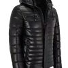 Black Quilted Puffer Jacket