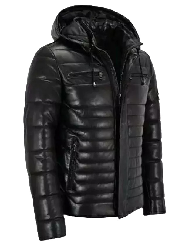 Black Quilted Puffer Jacket