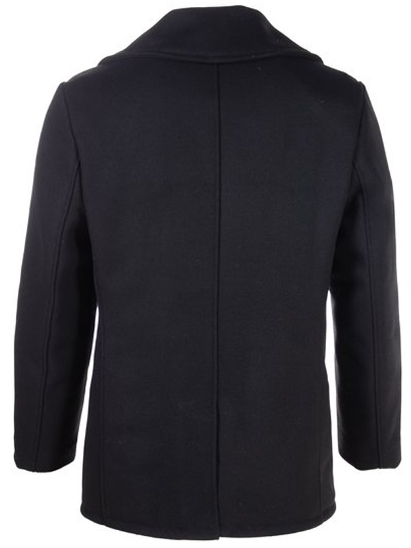 Mens Classic Double Breasted Peacoat