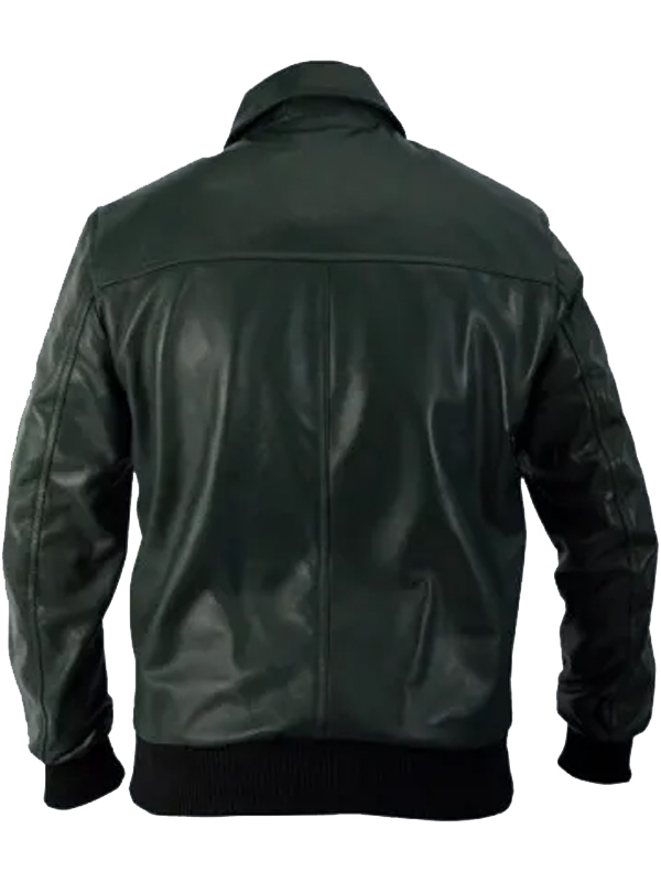 Olive Green Bomber Jacket