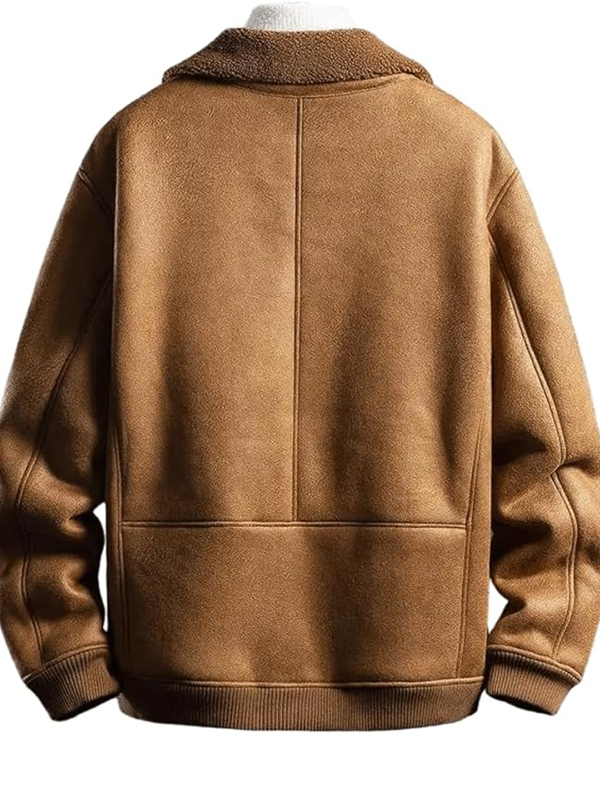 Men Brown Leather G1 Military Flight Jacket