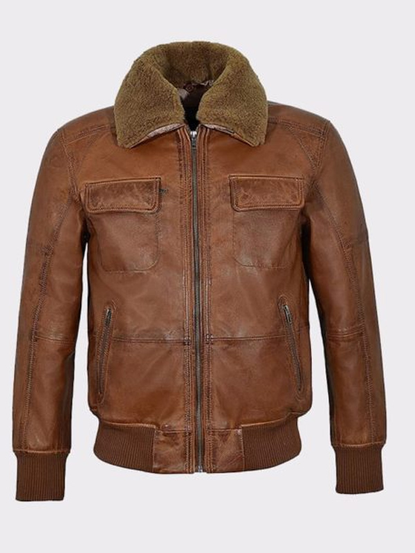 Brown Aviator Jacket