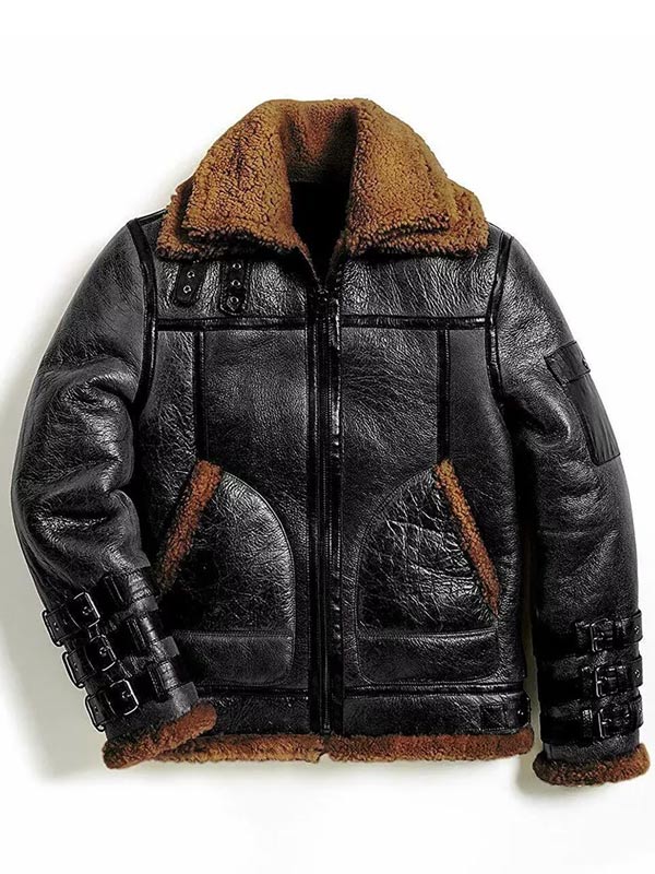 Men’s Aviator RAF Lambskin Leather Jacket