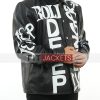 Mens Button Down Leather Jacket