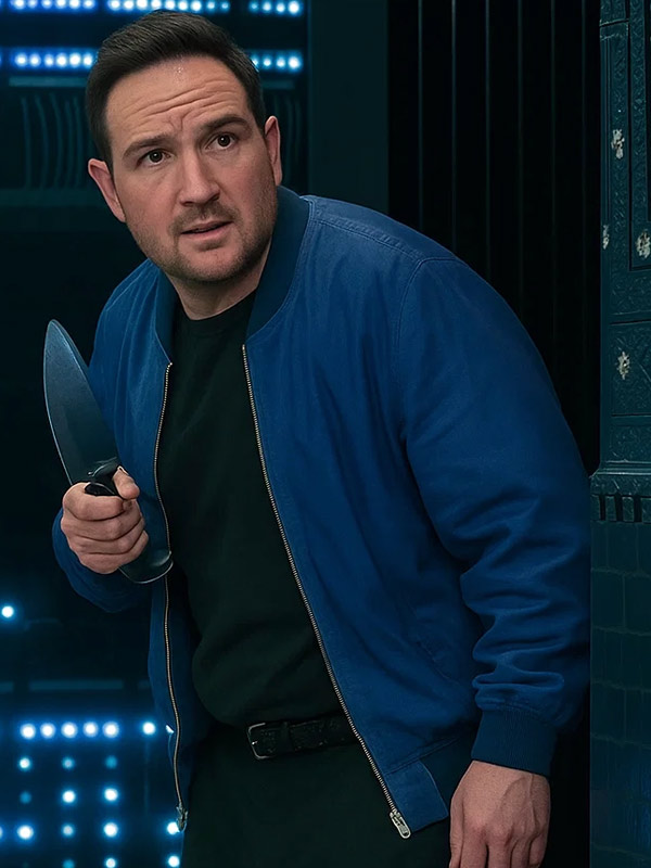 Frederick Lau Brick 2025 Blue Bomber Jacket