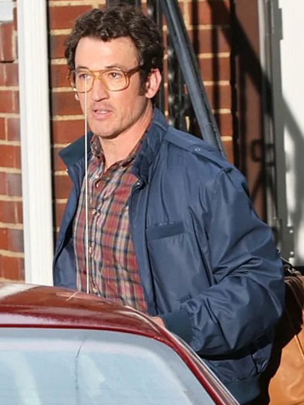 Paper Tiger Miles Teller Blue Bomber Jacket