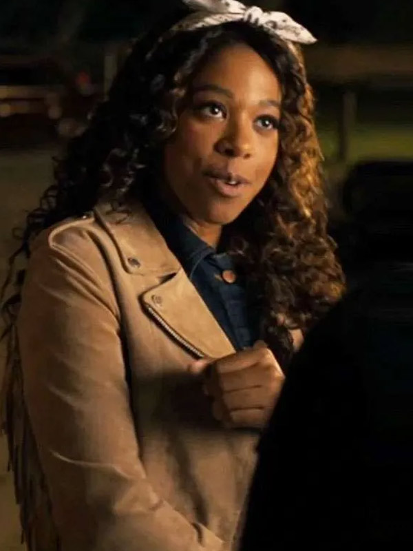 Providence Falls Felicia Simone Fringe Leather Jacket