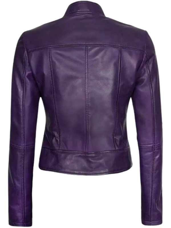 Purple Moto Jacket
