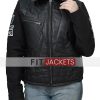 Quilted Stylish Black Leather Motorcycle Jacket