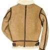 B3 Aviator Brown Leather Shearling Jacket