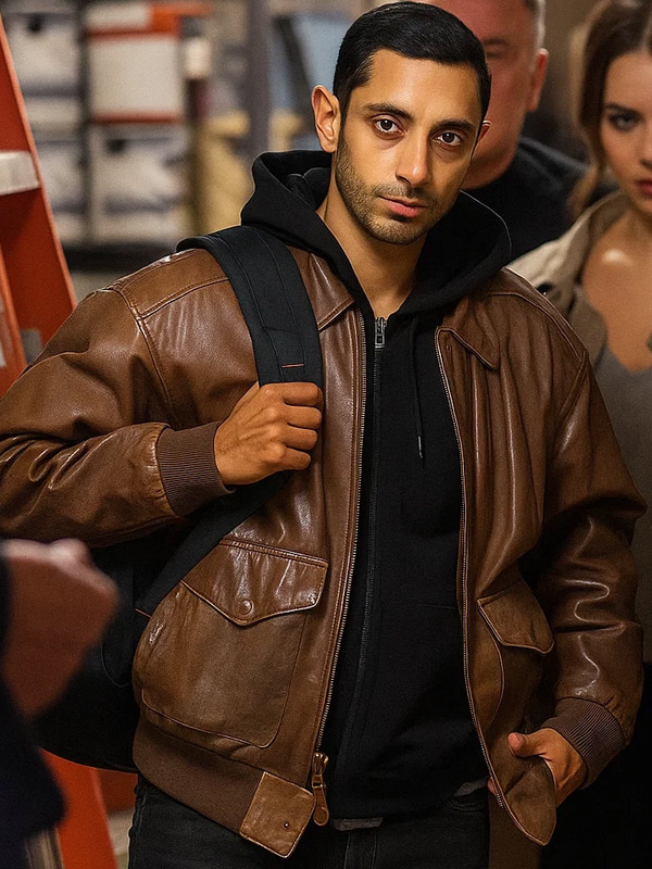 Relay 2025 Tom Brown Bomber Leather Jacket