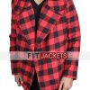 Buy Men Flannel Red Plaid Jacket