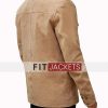 Buy Mens Beige Suede Leather Jacket