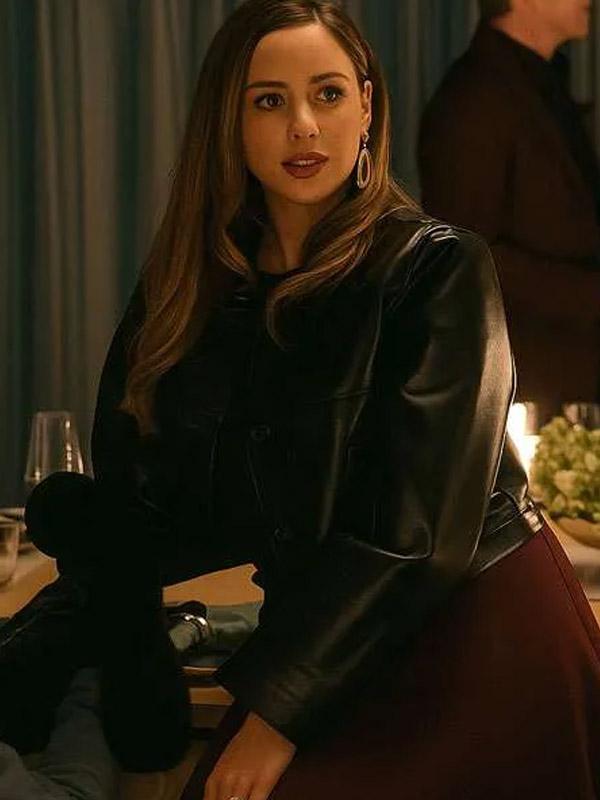 The Woman in Cabin 10 Kaya Scodelario Leather Jacket