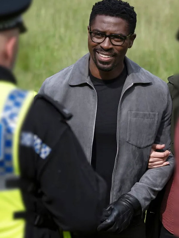 Mayfair Witches 2025 Tongayi Chirisa Suede Leather Jacket