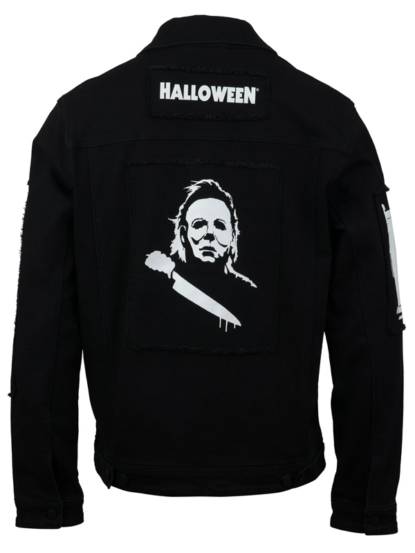 Buy Unisex Halloween Michael Meyers Cotton Jacket with Sewn Patches