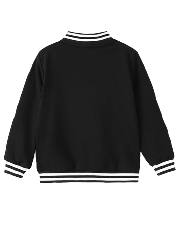 Buy Unisex Mickey Halloween Skeleton Black Varsity Jacket