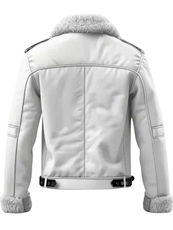 White Shearling Jacket