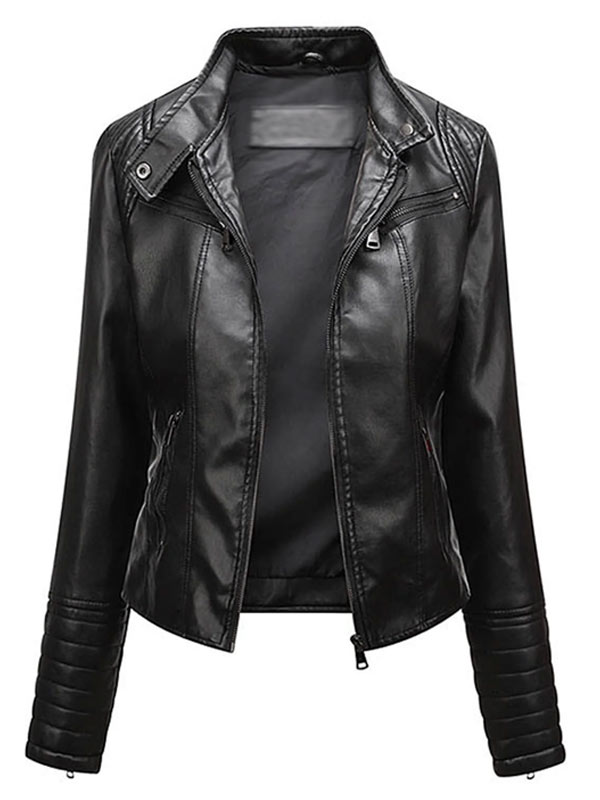 Leather Cafe Motorcycle Jacket