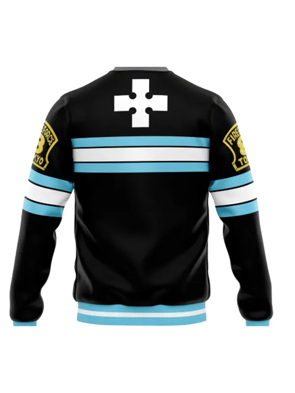 Black Varsity Fire Force Cosplay