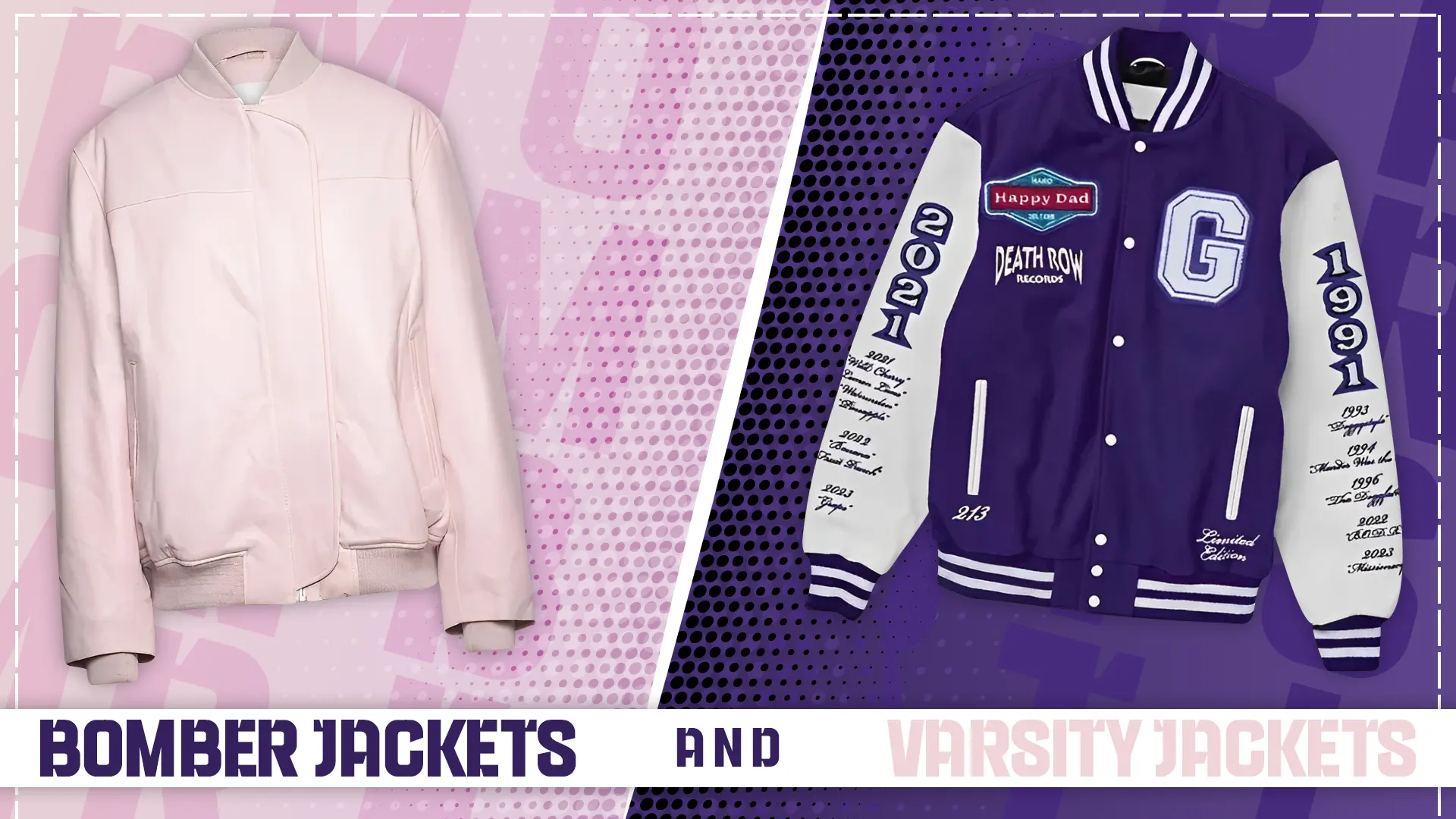 Bomber Jackets and Varsity Jackets: Differences and Styling Tips