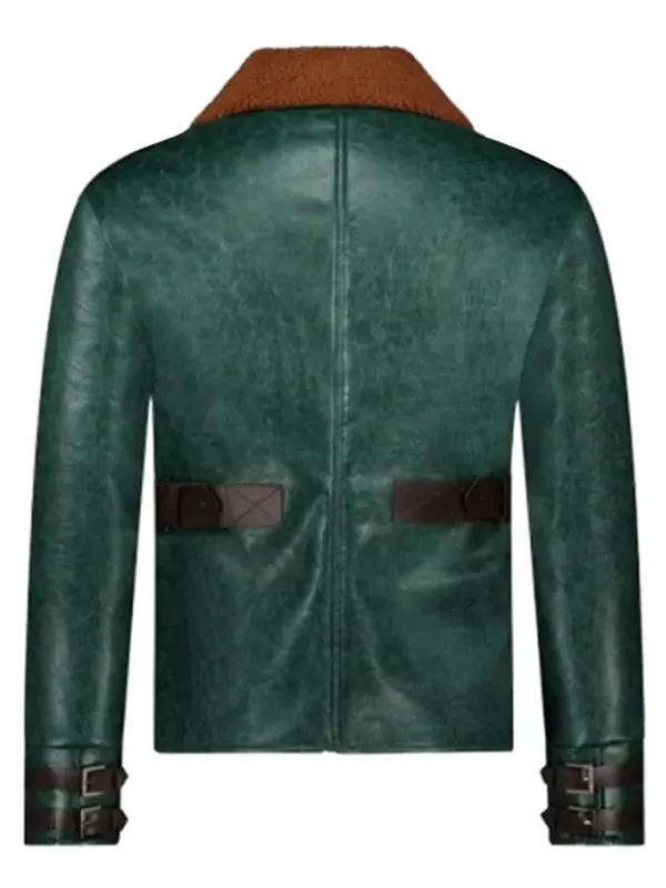 Green Aviator Jacket