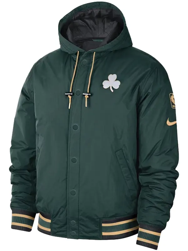 Green Boston Celtics Bomber Jacket