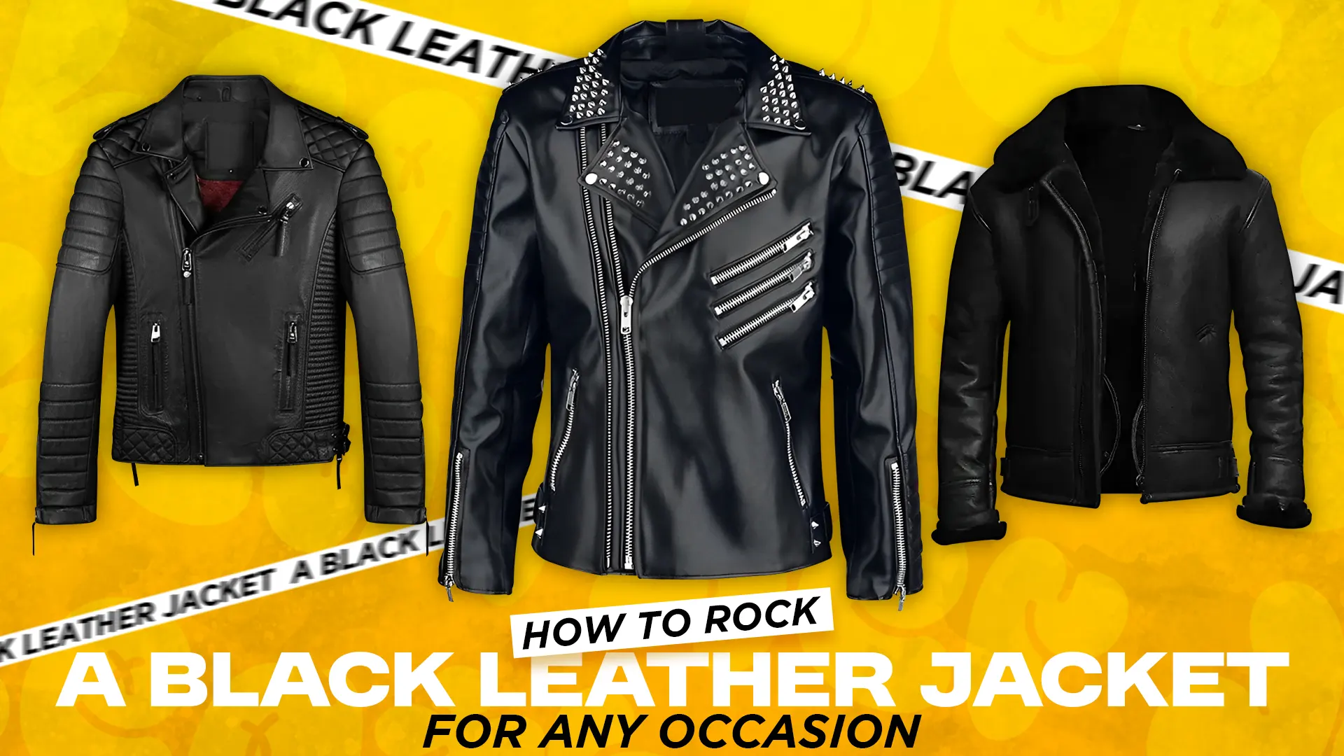 How To Rock A Black Leather Jacket For Any Occasion