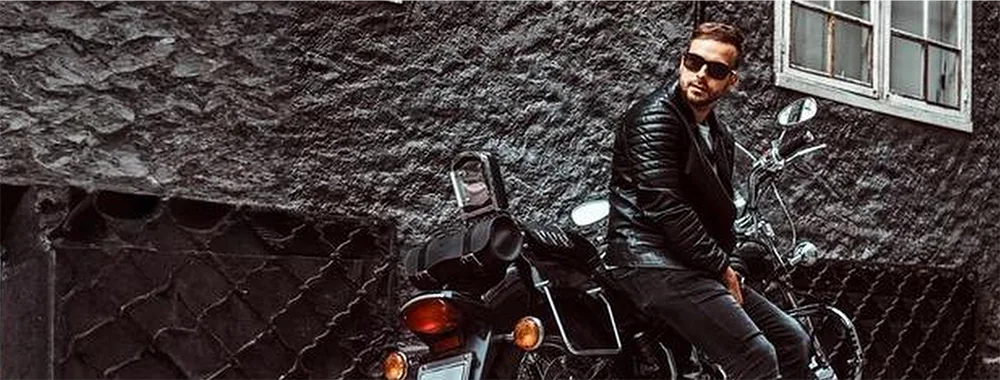Men Biker Jacket
