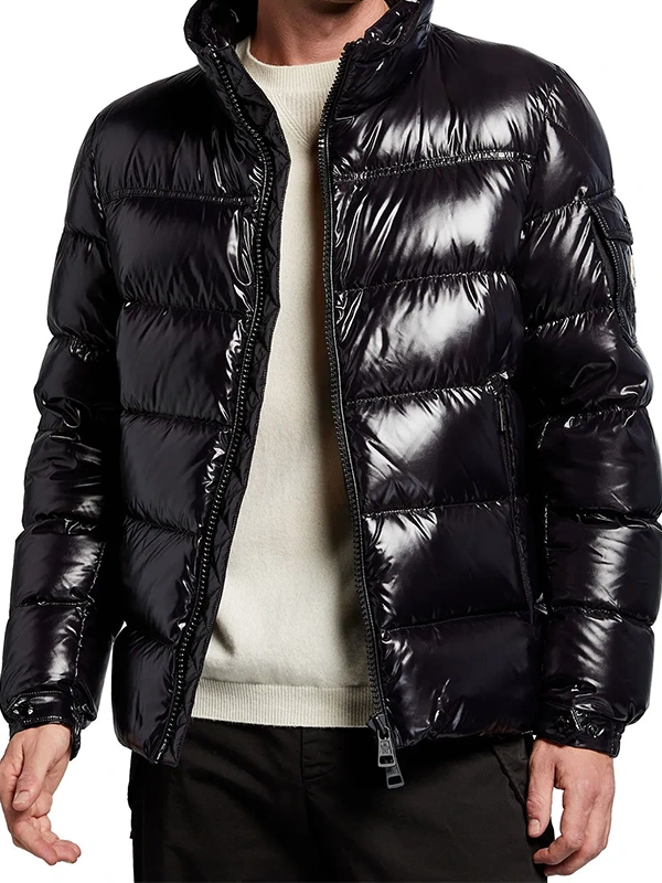 mens black puffer jacket