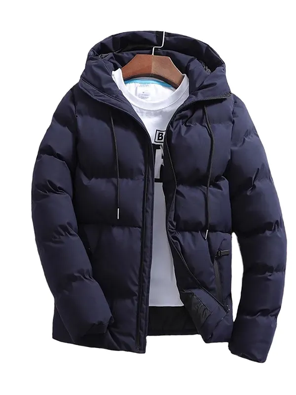 mens hooded puffer jacket